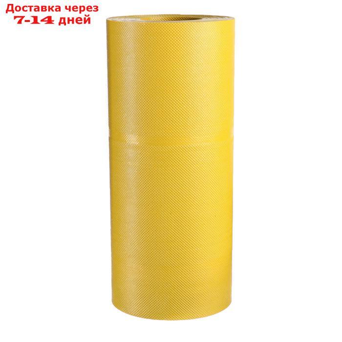 Лента бордюрная, 0.3 × 10 м, толщина 1.2 мм, пластиковая, жёлтая, Greengo - фото 2 - id-p214728241