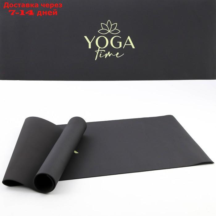 Коврик для йоги "Yoga time", 173 х 61 х 0,4 см - фото 1 - id-p214728254