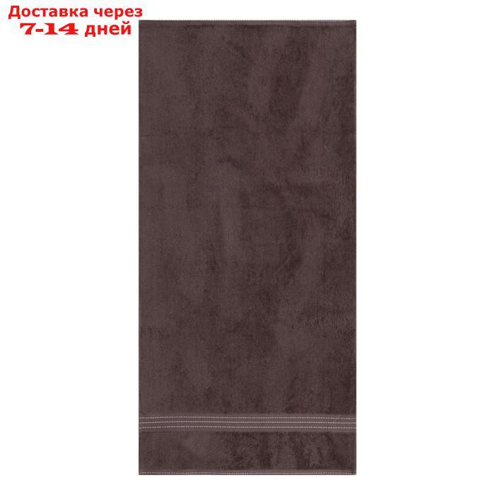 Полотенце махровое Лондон 50х90 см, серо-коричневый, 430г/м, хл100% - фото 2 - id-p214728267