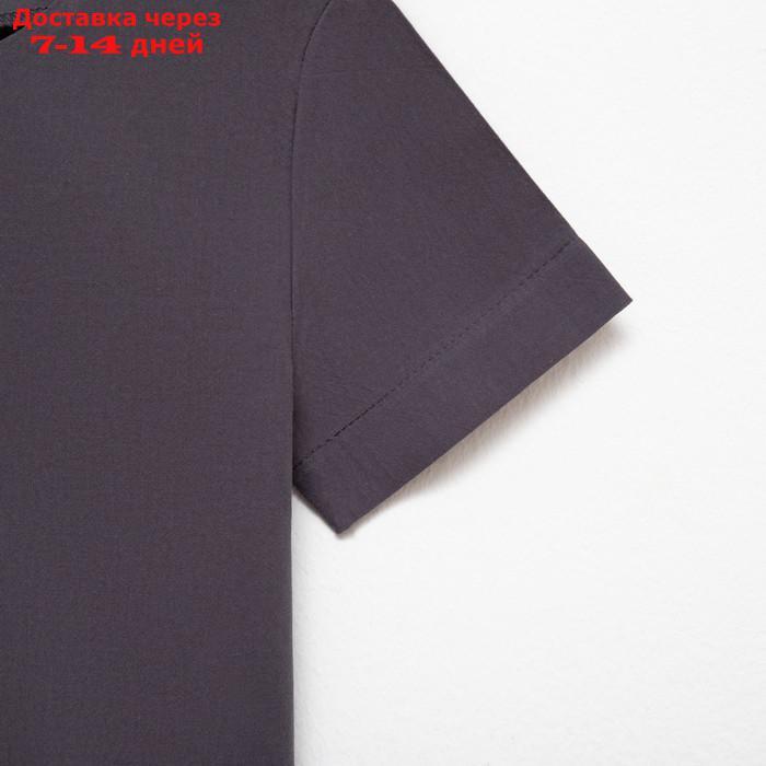 Комплект для мальчика (рубашка, шорты) MINAKU: Cotton Collection цвет серый, рост 134 - фото 2 - id-p214728348
