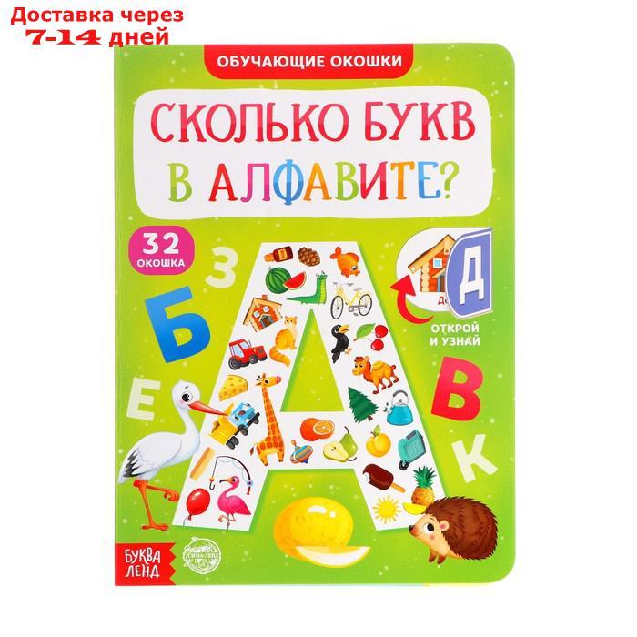 Обучающий набор "Сколько букв в алфавите?", парные пазлы + картонная книга с окошками - фото 6 - id-p214728349