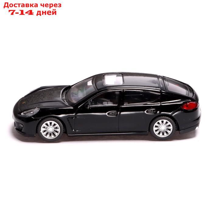 Машина металлическая PORSCHE PANAMERA TURBO, 1:43, цвет чёрный - фото 2 - id-p214728420