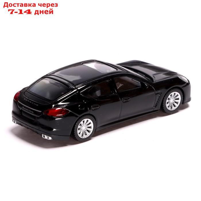 Машина металлическая PORSCHE PANAMERA TURBO, 1:43, цвет чёрный - фото 3 - id-p214728420