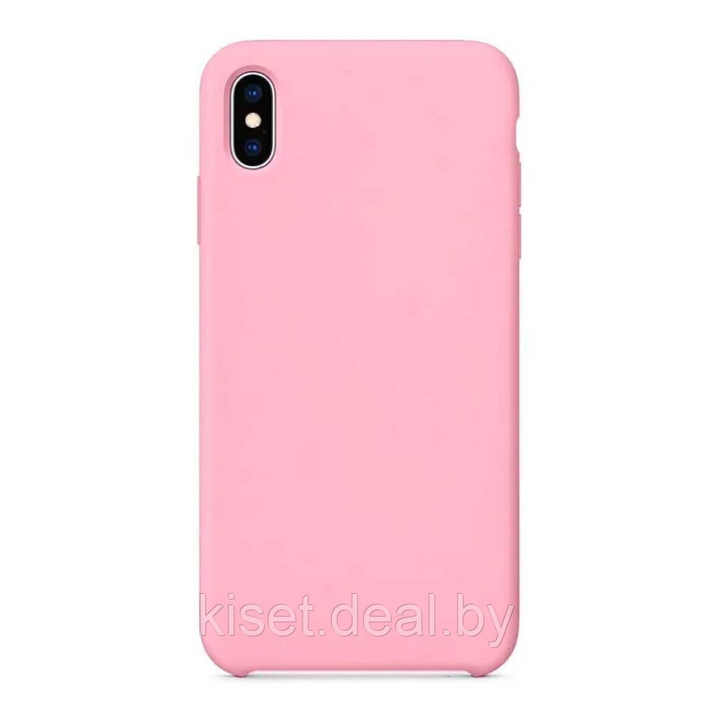 Бампер Silicone Case для iPhone X / Xs розовый - фото 1 - id-p214779699