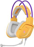 Наушники с микрофоном A4Tech Bloody G575 желтый/фиолетовый (G575 /ROYAL VIOLET/ USB)