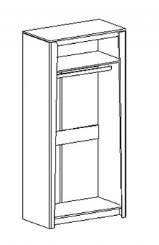 Шкаф двухдверный Мальта (2 варианта цвета) МебельГрад - фото 3 - id-p214780811