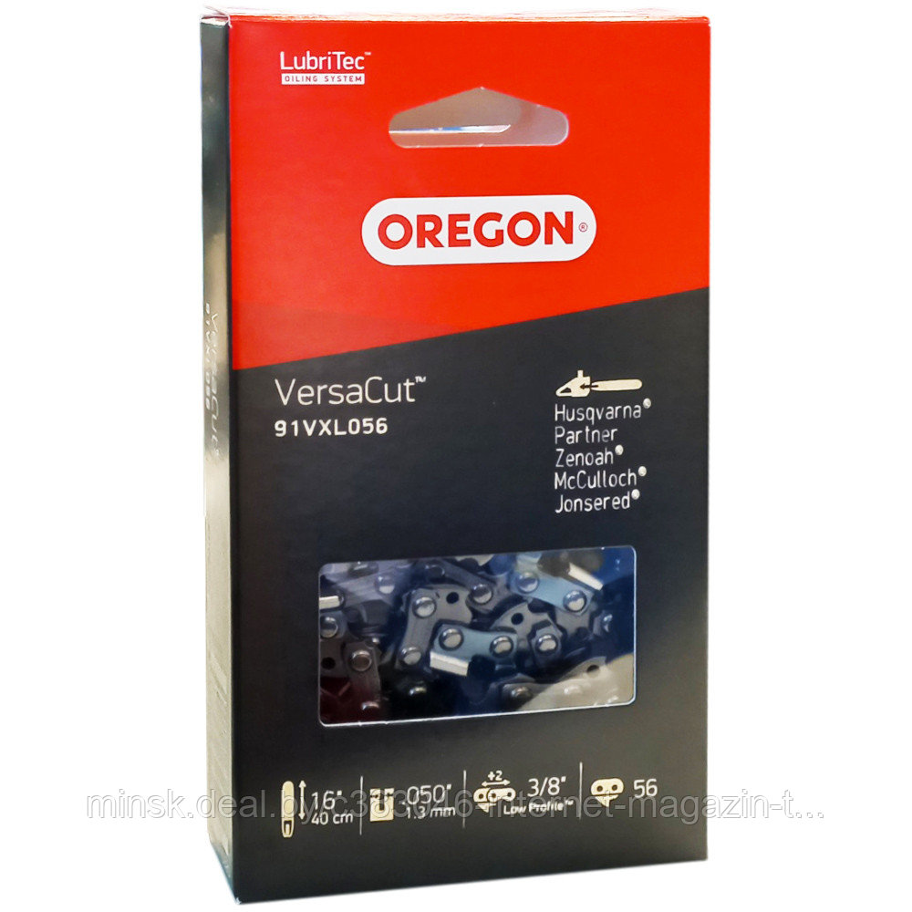 Цепь 40 см (3/8" / 1,3 мм / 56 зв) 91VXL OREGON (91VXL056E) - фото 1 - id-p214785052