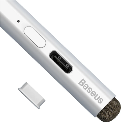 Стилус Baseus Smooth Writing Capacitive Stylus (Active + Passive version) ACSXB-C02 белый - фото 5 - id-p214785226