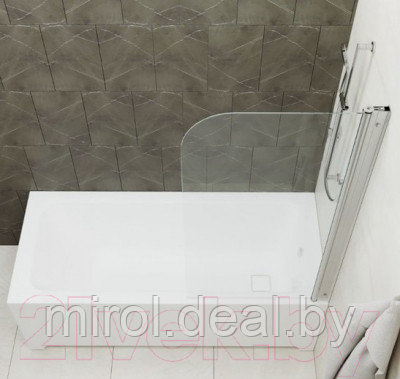Стеклянная шторка для ванны Triton Соло 75x140 - фото 2 - id-p214785743