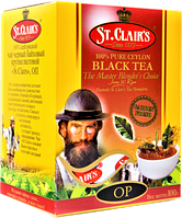 Чай Цейлонский Черный Байховый St.Clair`s OP, 100г - крупнолистовой