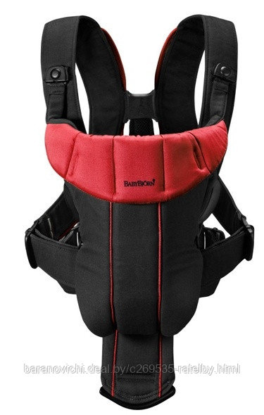 Рюкзак - кенгуру BabyBjorn Active Черный/Красный