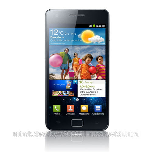 Дисплейный модуль SAMSUNG I9100 черный