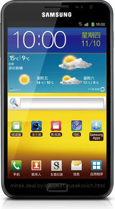 Дисплейный модуль SAMSUNG I9220 черный/белый