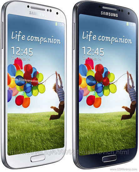Дисплейный модуль SAMSUNG S4 I9500 белый/серый/голубой