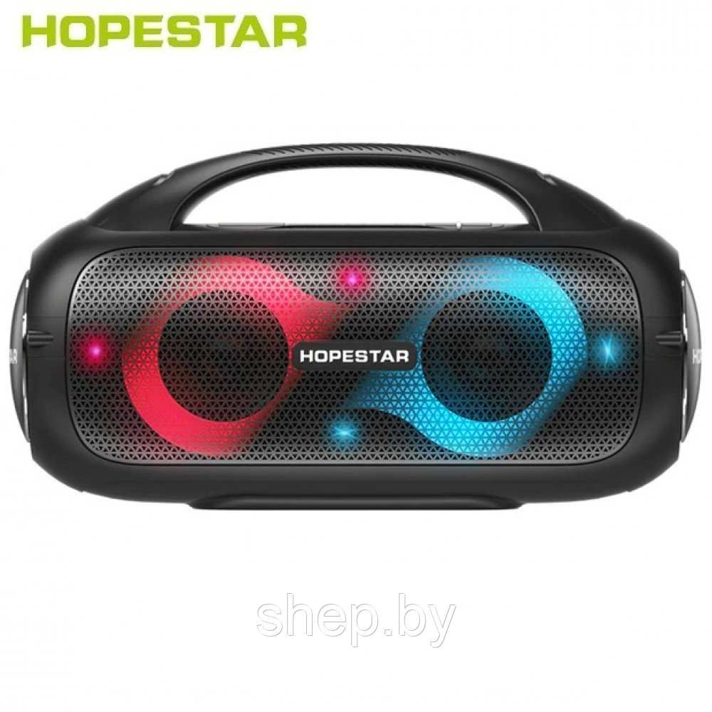 Портативная акустическая стерео колонка Hopestar A50 Party 80W (Bluetooth, TWS, MP3, AUX, Mic) выбор цвета - фото 2 - id-p214805252
