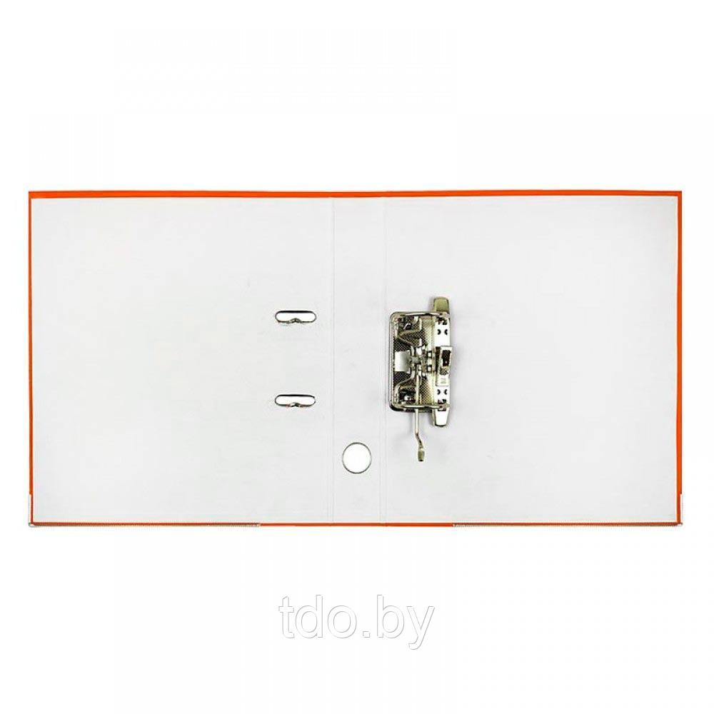 Папка-регистратор разобранная, с металлическим уголком, A4, 50мм, оранжевая - фото 3 - id-p214805378