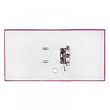 Папка-регистратор разобранная, с металлическим уголком, A4, 50мм, розовая, фото 3
