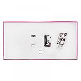 Папка-регистратор разобранная, с металлическим уголком, A4, 50мм, розовая, фото 2