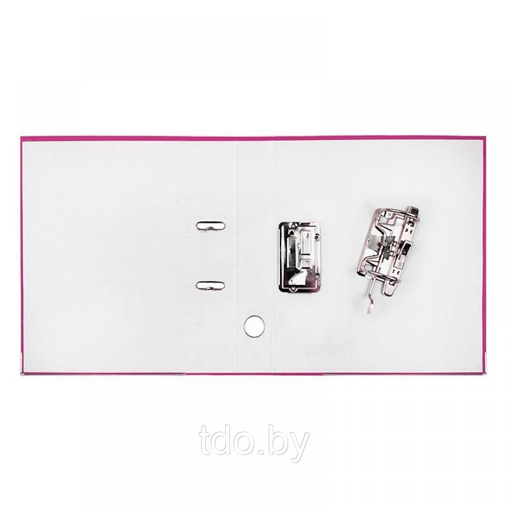 Папка-регистратор разобранная, с металлическим уголком, A4, 50мм, розовая - фото 2 - id-p214805380