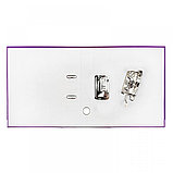 Папка-регистратор разобранная, с металлическим уголком, A4, 50мм, фиолетовая, фото 2