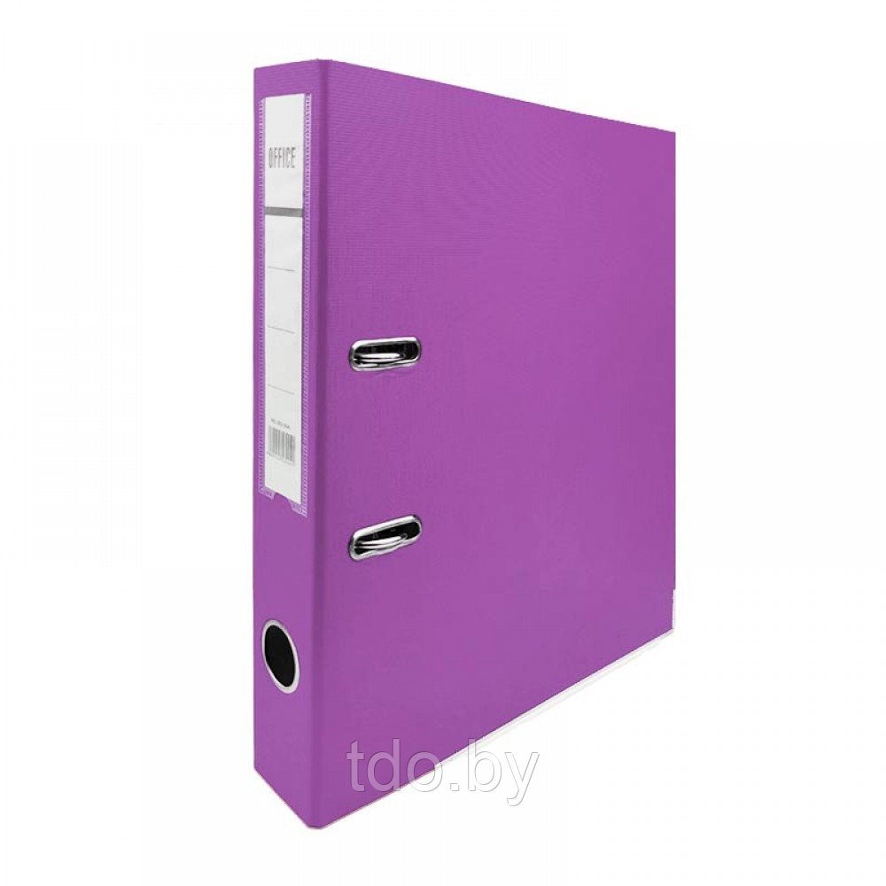 Папка-регистратор разобранная, с металлическим уголком, A4, 50мм, фиолетовая