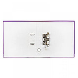 Папка-регистратор разобранная, с металлическим уголком, A4, 50мм, фиолетовая, фото 3