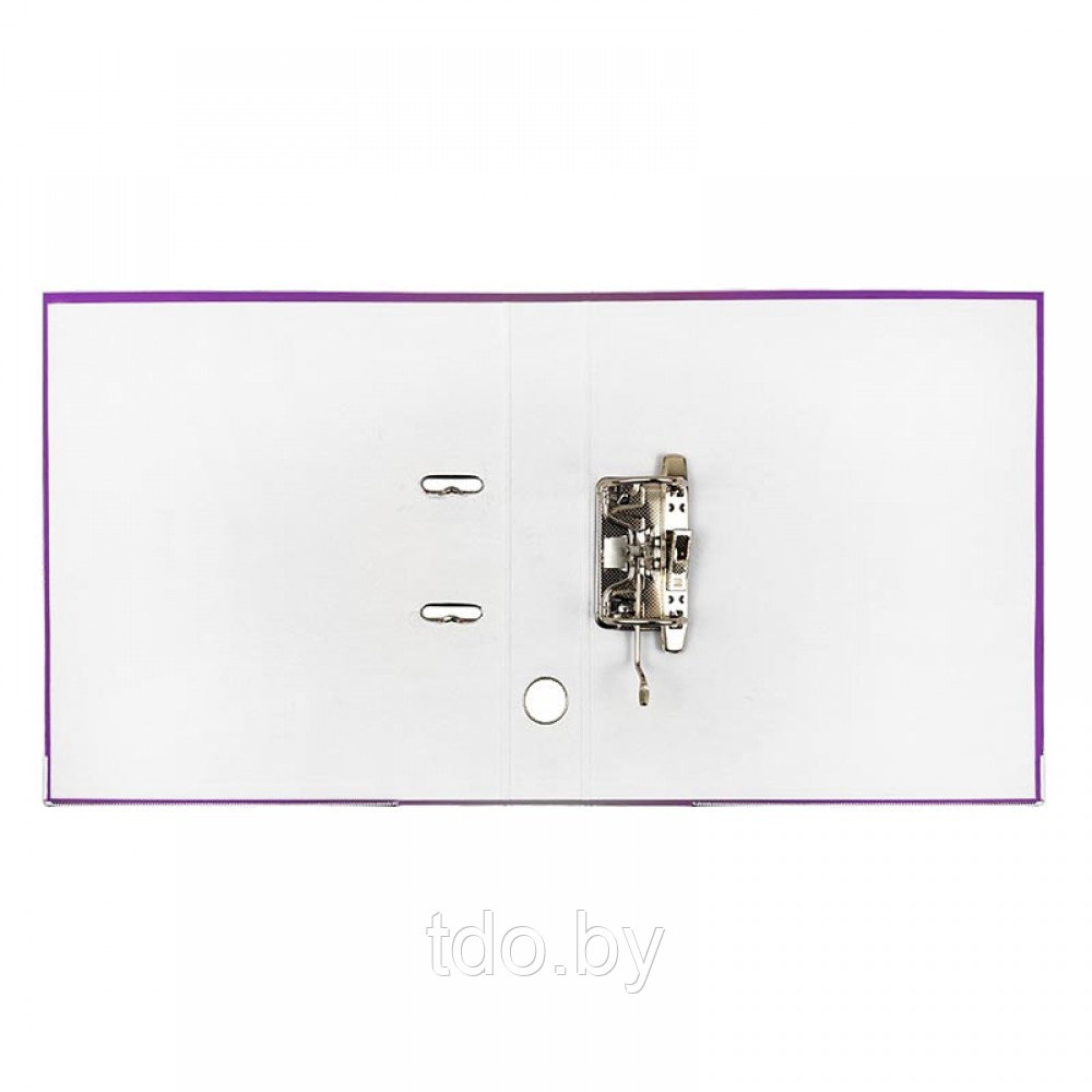 Папка-регистратор разобранная, с металлическим уголком, A4, 50мм, фиолетовая - фото 3 - id-p214805390