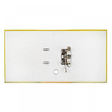 Папка-регистратор сборная, с металлическим уголком, A4, 50мм, жёлтая, фото 2