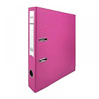 Папка-регистратор сборная, с металлическим уголком, A4, 50мм, розовая