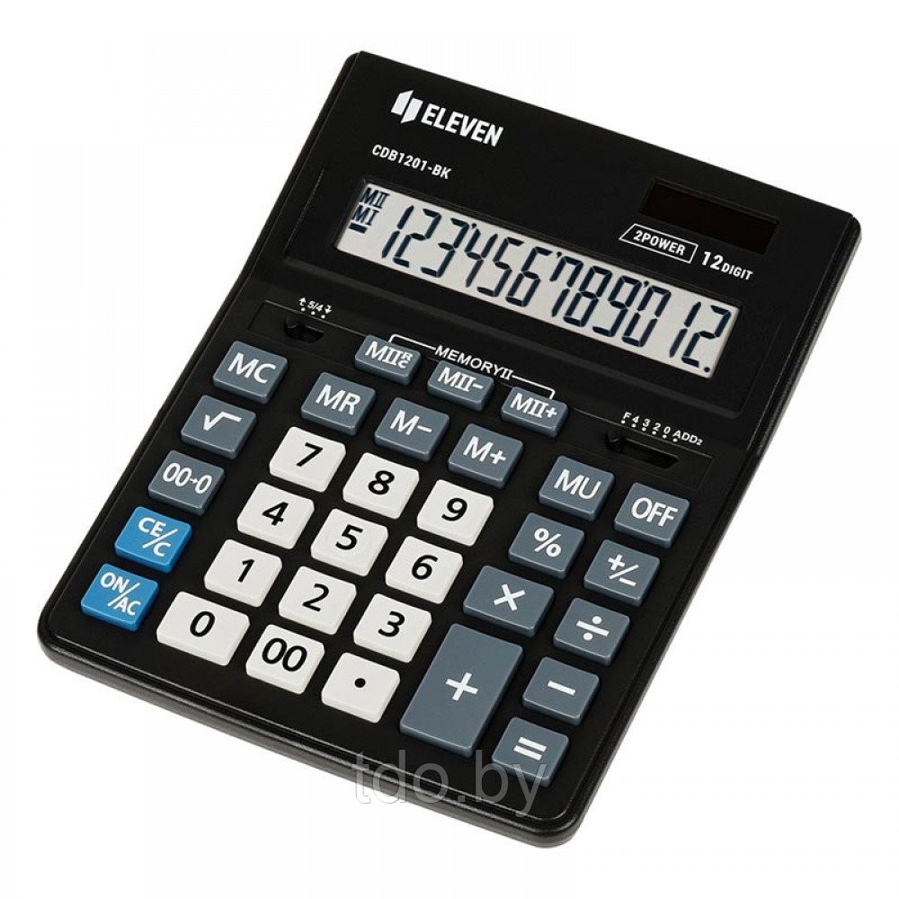 Калькулятор настольный Eleven Business Line CDB1201-BK, 12-разрядный