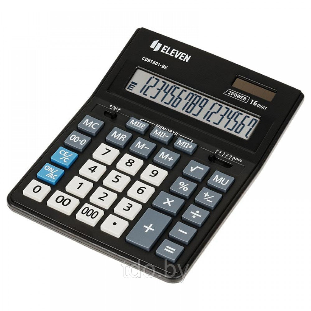 Калькулятор настольный Eleven Business Line CDB1601-BK, 16-разрядный - фото 1 - id-p214806053