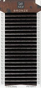 Коричневые ресницы Le Mat Dark Chocolate  С+/0.10/6-13