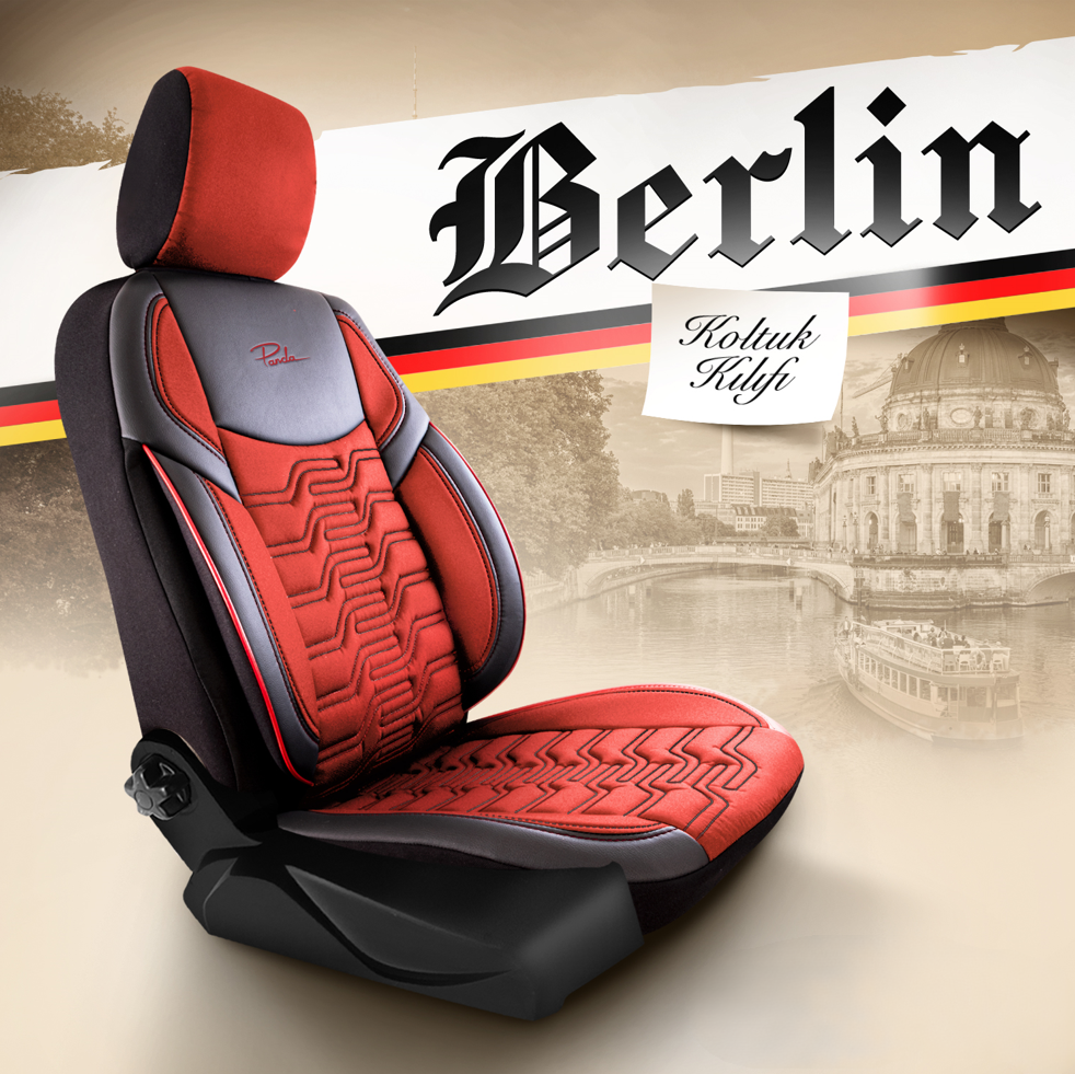 Универсальные чехлы BERLIN для автомобильных сидений / Авточехлы - комплект на весь салон автомобиля - фото 7 - id-p214808234
