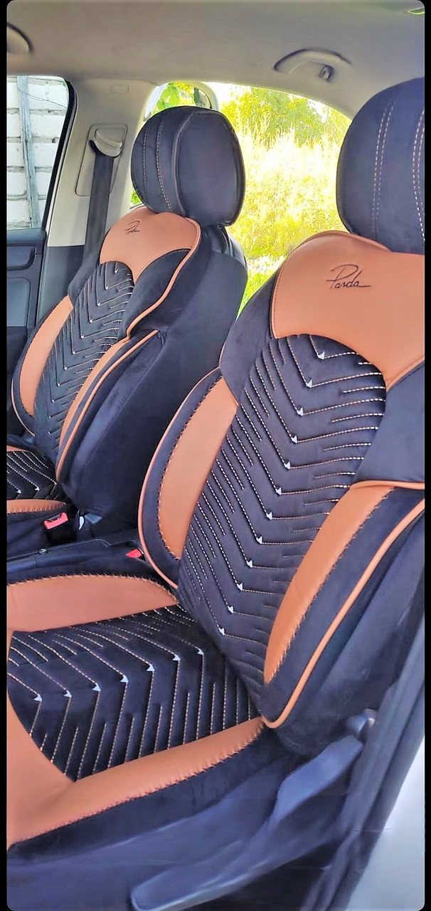 Универсальные чехлы DUBAI для автомобильных сидений / Авточехлы - комплект на весь салон автомобиля - фото 9 - id-p214808235