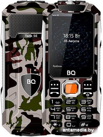 Мобильный телефон BQ-Mobile BQ-2432 Tank SE (армейский зеленый) - фото 1 - id-p214807376