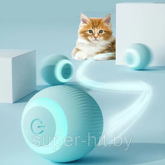 Интерактивный мяч для кошек и собак. Мячик дразнилка интерактивная - фото 3 - id-p214808273