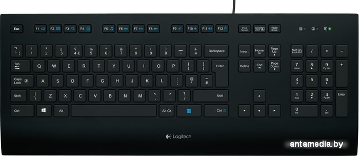 Клавиатура Logitech Corded Keyboard K280e (920-005215) - фото 1 - id-p214807768