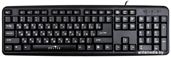 Клавиатура Oklick 180M Standard Keyboard - фото 1 - id-p214807785