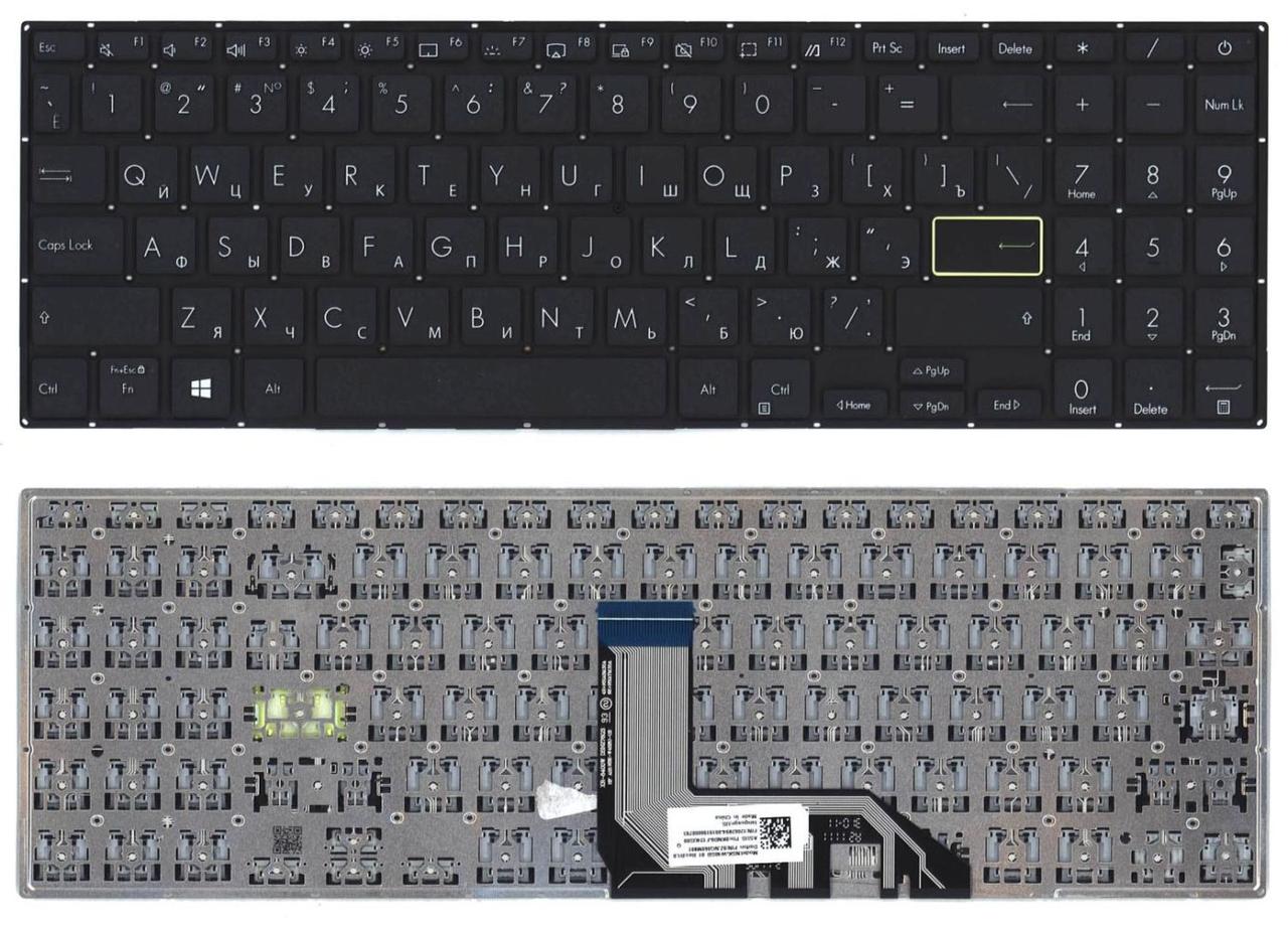 Клавиатура для ноутбука Asus VivoBook X513E черная - фото 1 - id-p214810104