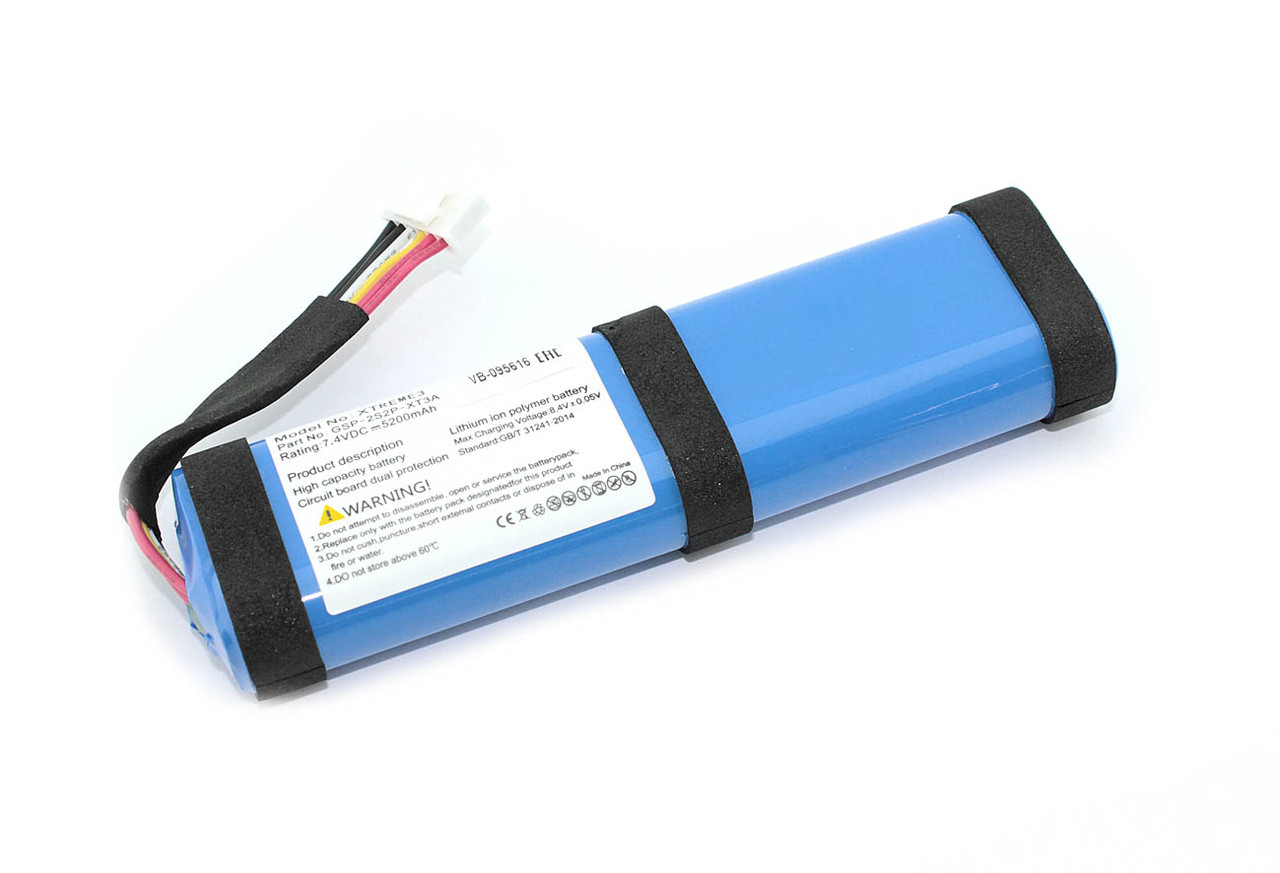 Аккумулятор (батарея) для колонки JBL Xtreme 3 7.4V 5200mAh 38.48Wh OEM - фото 1 - id-p214810397