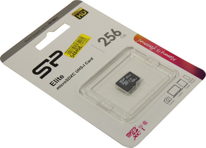 Карта памяти Silicon Power SP256GBSTXBU1V10 microSDXC Memory Card 256Gb UHS-I U1 - фото 1 - id-p214812756