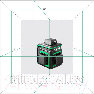 Лазерный нивелир ADA Instruments Cube 3-360 Green Professional Edition / A00573 - фото 2 - id-p214813069