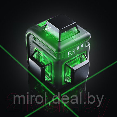 Лазерный нивелир ADA Instruments Cube 3-360 Green Professional Edition / A00573 - фото 10 - id-p214813069
