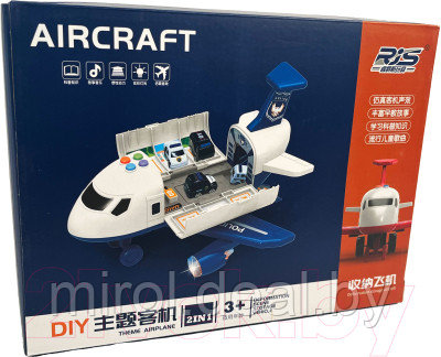Игровой набор Sharktoys Самолет + 4 авто / 280000014 - фото 6 - id-p214813094