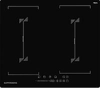 Индукционная варочная панель Kuppersberg ICS 627, 60 см, 4 конфорки, 9 уровней мощностей, управление: