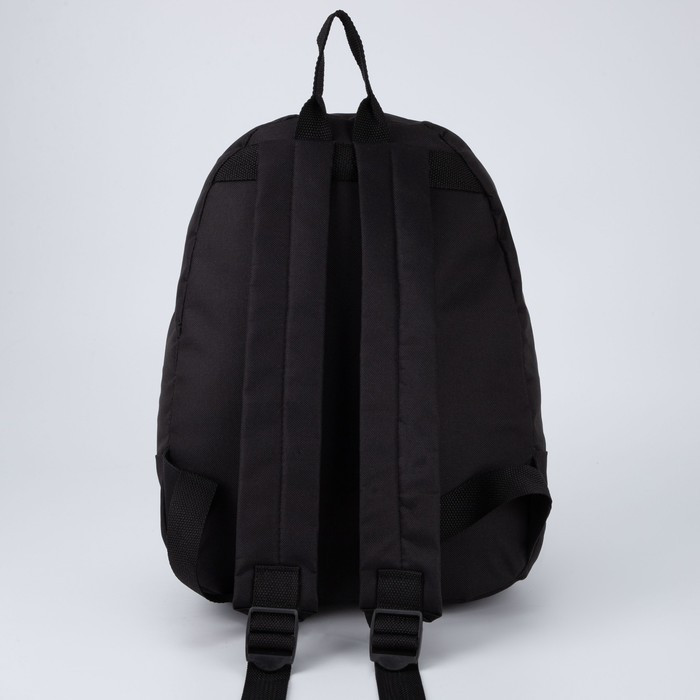 Рюкзак молодёжный «Ротик Off», 29х12х37 см, отдел на молнии, наружный карман, цвет чёрный - фото 9 - id-p214816319