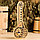 Термометр-гигрометр "Ковш", деревянный, фото 3