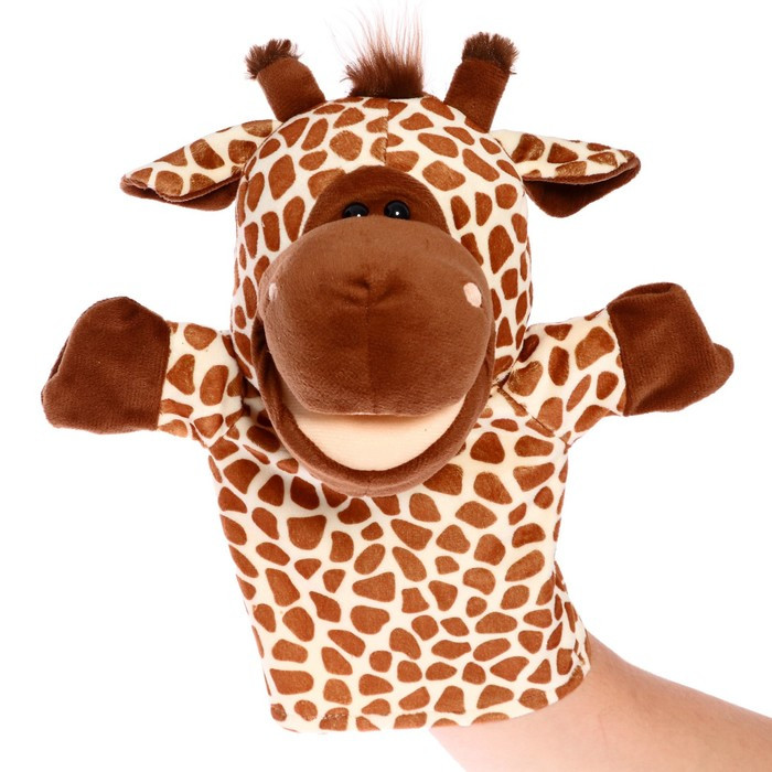 Мягкая игрушка на руку «Жираф», 26 см - фото 1 - id-p214818287