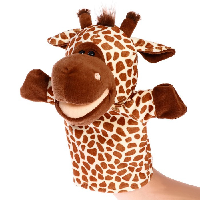 Мягкая игрушка на руку «Жираф», 26 см - фото 2 - id-p214818287