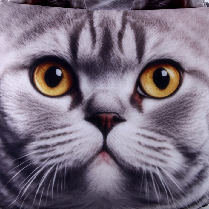 Антистресс кубы «кот», серый - фото 3 - id-p214817977